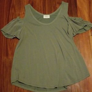 Sienna Sky cold shoulder top